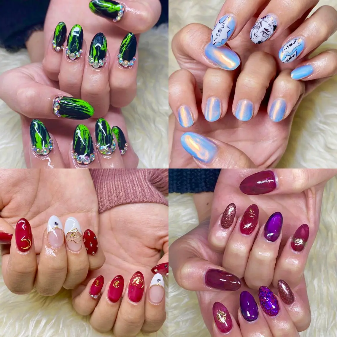 ネイル 持ち込み ハンドネイル Nail&eye Belire 新宿のネイルデザイン