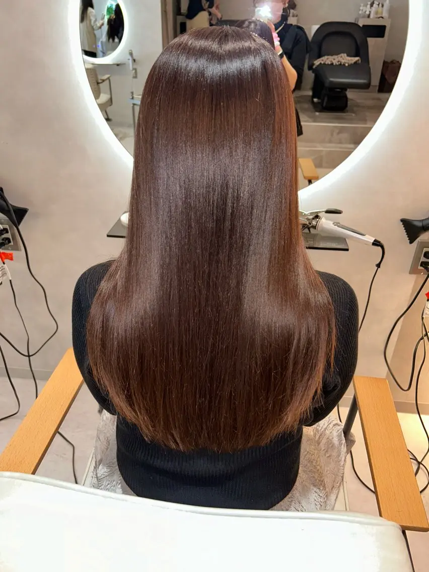 【✨️艶髪✨️】カット＋酸性縮毛矯正＋後処理Tr🎀￥20900の写真
