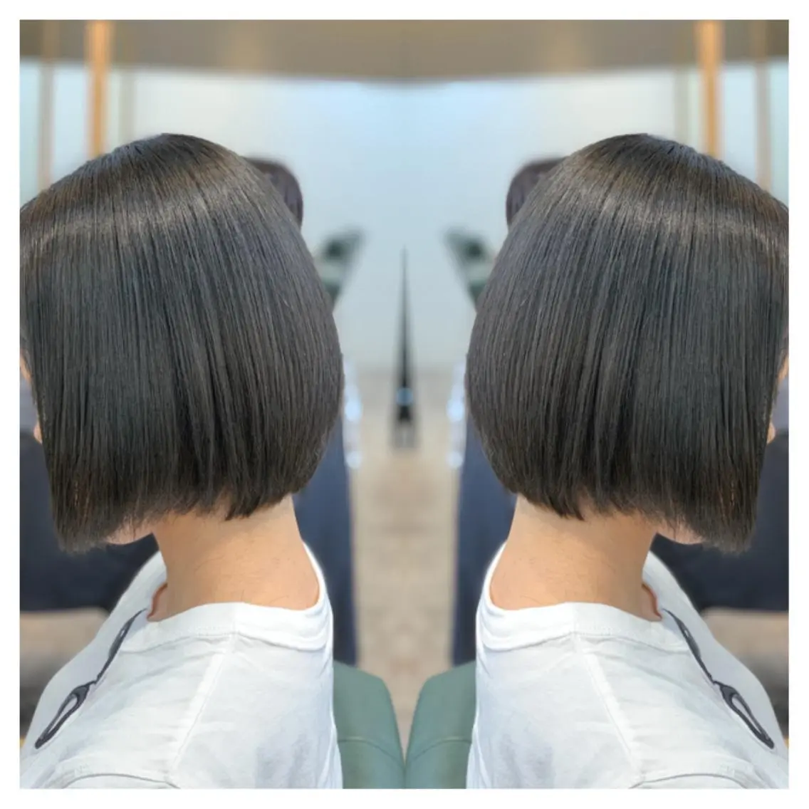 ショート カラー ヘアカラー トリートメント 村山 茉衣のヘアスタイル
