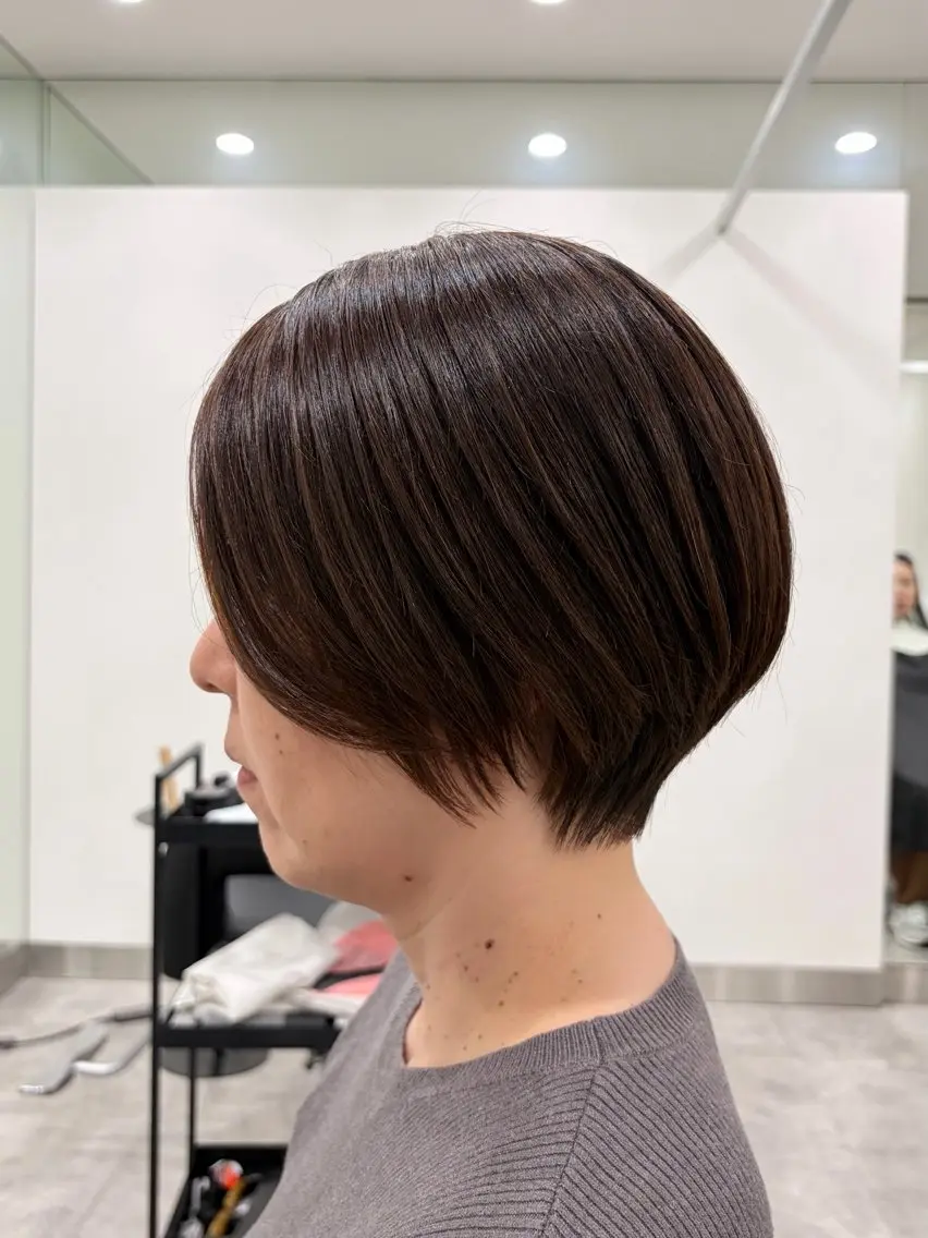 ショート ショートヘア カット ⭐トレンドカット&カ ラーCocoro🪿のヘアスタイル