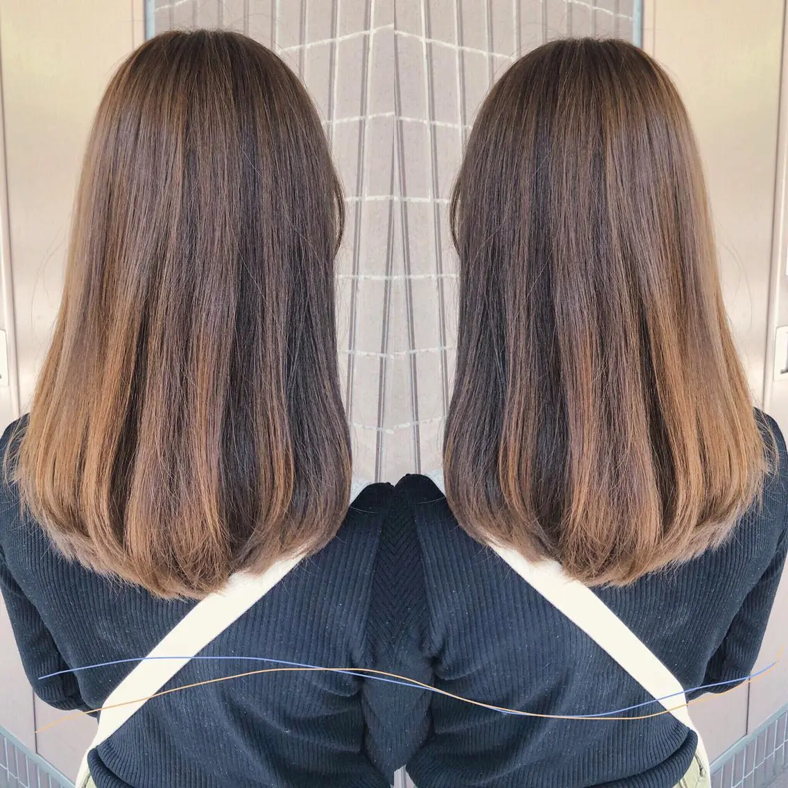 カラー アッシュ 後藤 陽花子のヘアスタイル