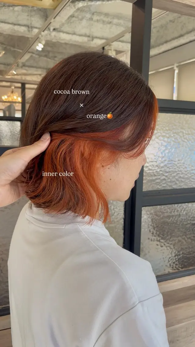 ミディアム カラー カット ヘアカラー トリートメント 透明感&レイヤー 似合わせ🫧/なぎのヘアスタイル