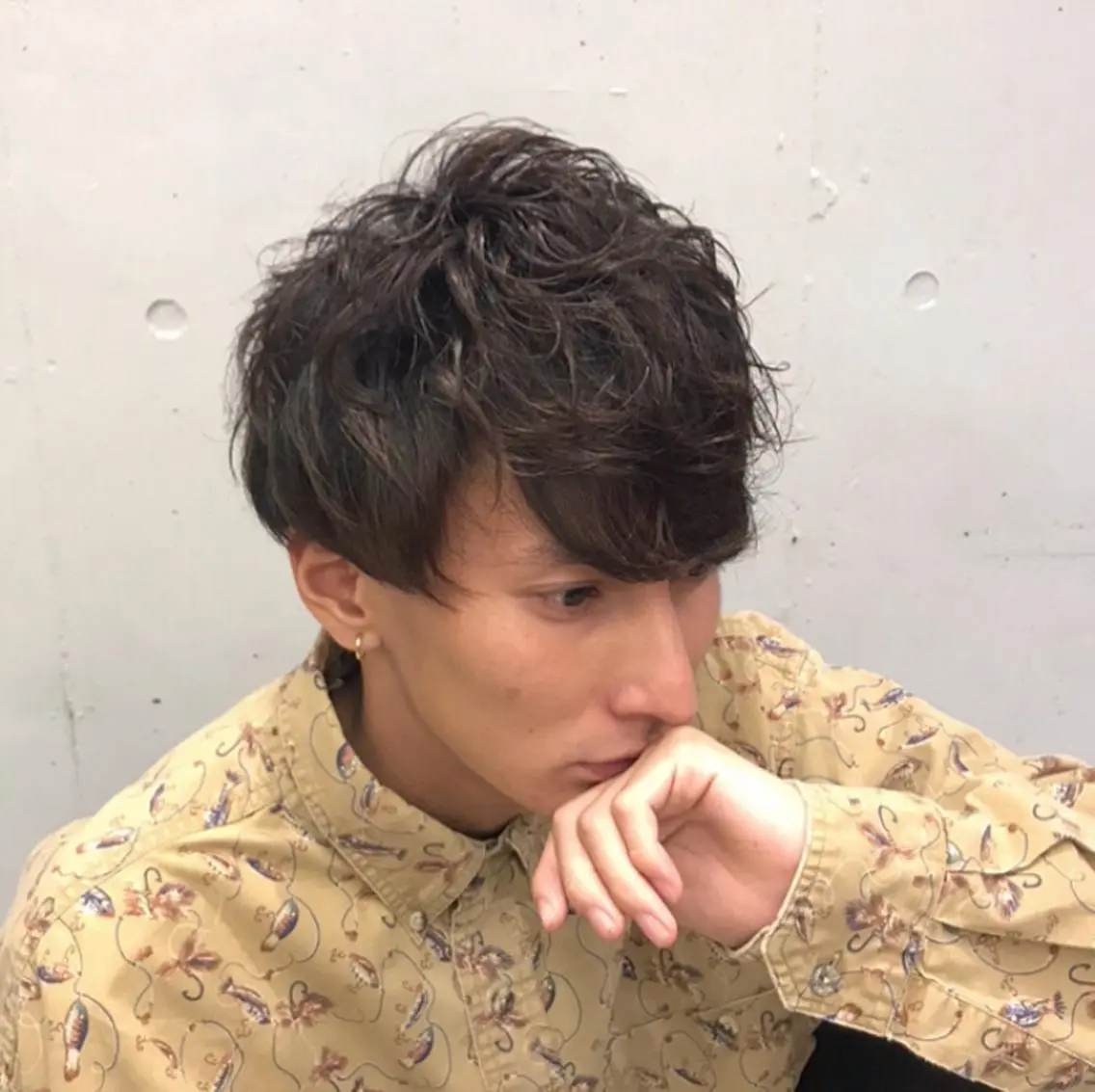 メンズ メンズパーマ 野木 良平のヘアスタイル