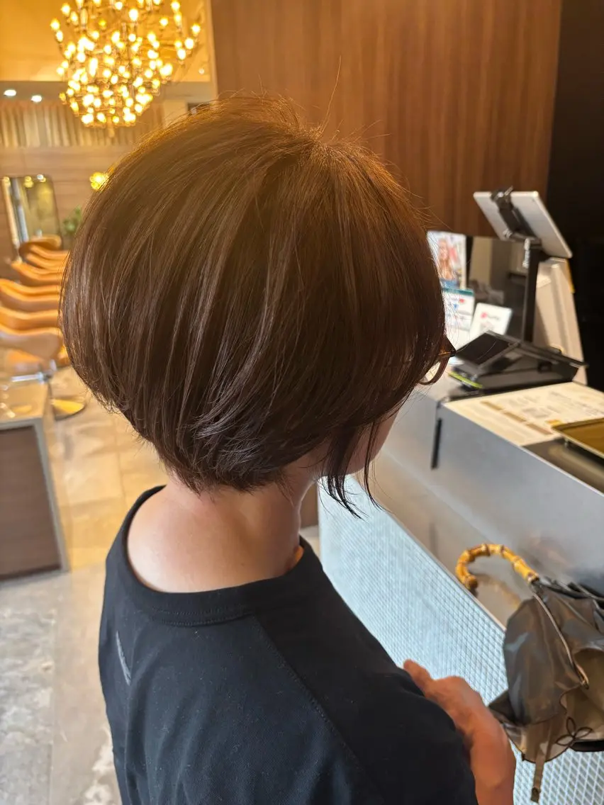 オーガニックカラー(根元)+3Stepトリートメント(処理剤込み)の写真