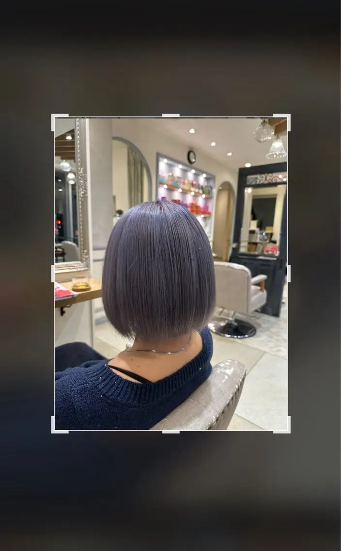 カット✂️＋カラー＋髪質改善トリートメントの写真