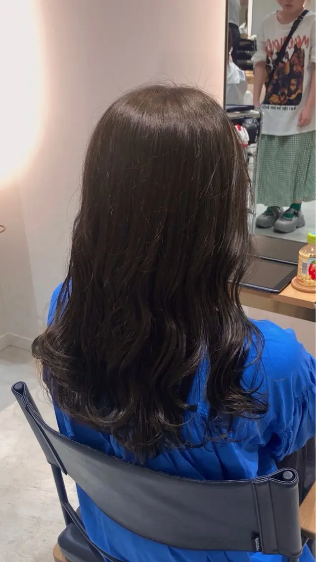 ロング カラー 久野紗愛 【髪質改善　艶髪】のヘアスタイル