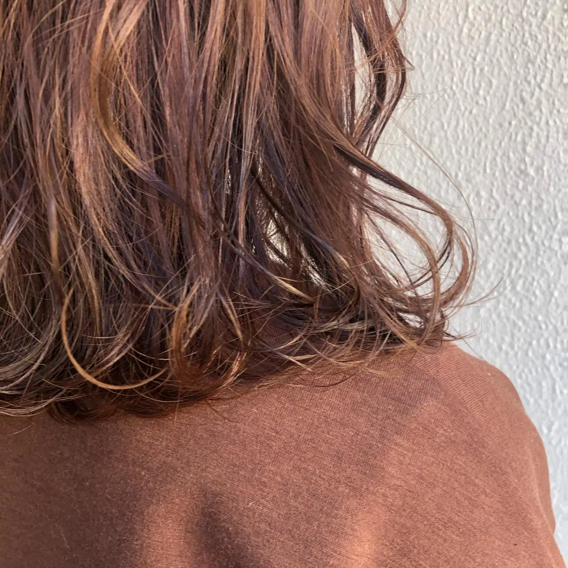 ミディアム カラー レイヤーカット 韓国ヘアayameのヘアスタイル