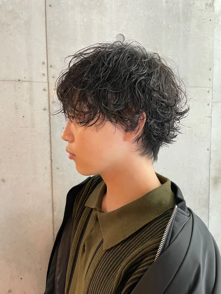 波巻きスパイラル×デザインカット×シルクトリートメントの写真