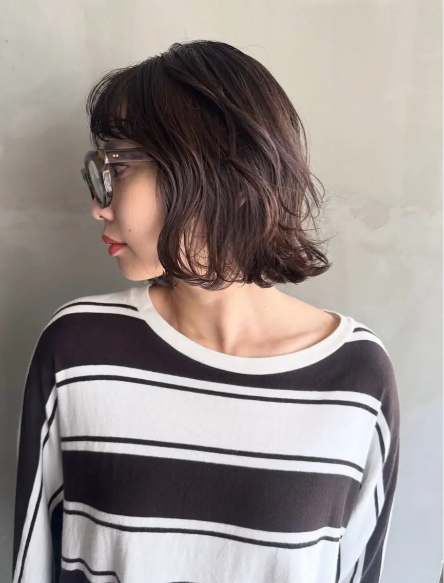 ショート ボブ カットモデル/カラー rionのヘアスタイル