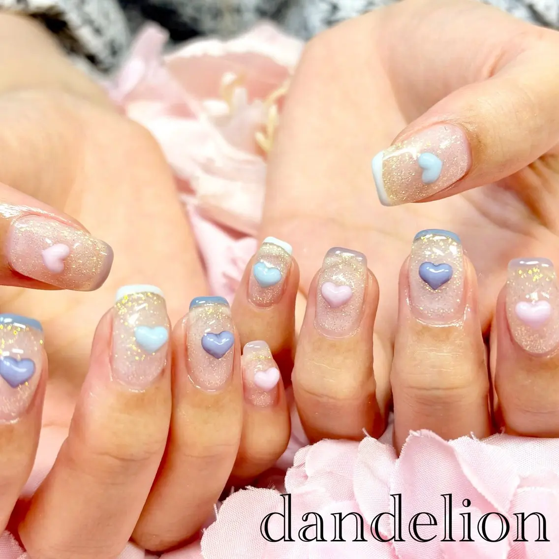 ネイル ハンドネイル ハンドケア dandelion ダンデライオンのネイルデザイン