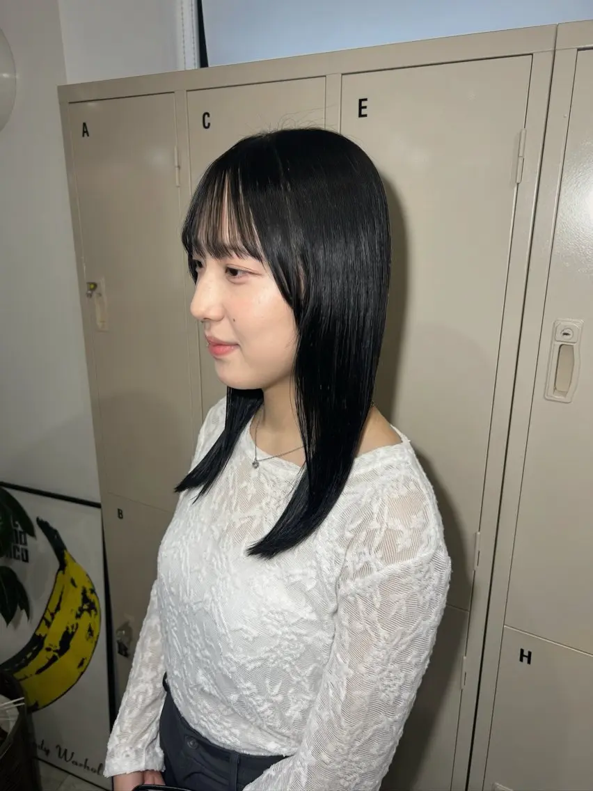 【🌸就活前に🌸】🐈⬛落ちる黒染めからー👣+2stepトリートメント🍀の写真