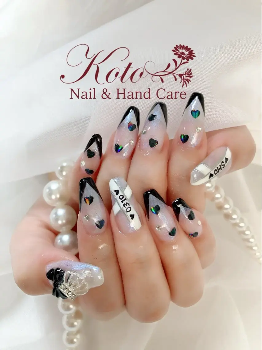 ネイル 長さ出し ジェルネイル 持ち込み ニュアンスネイル 赤色 ハンドネイル Nail Salon KOTOのネイルデザイン