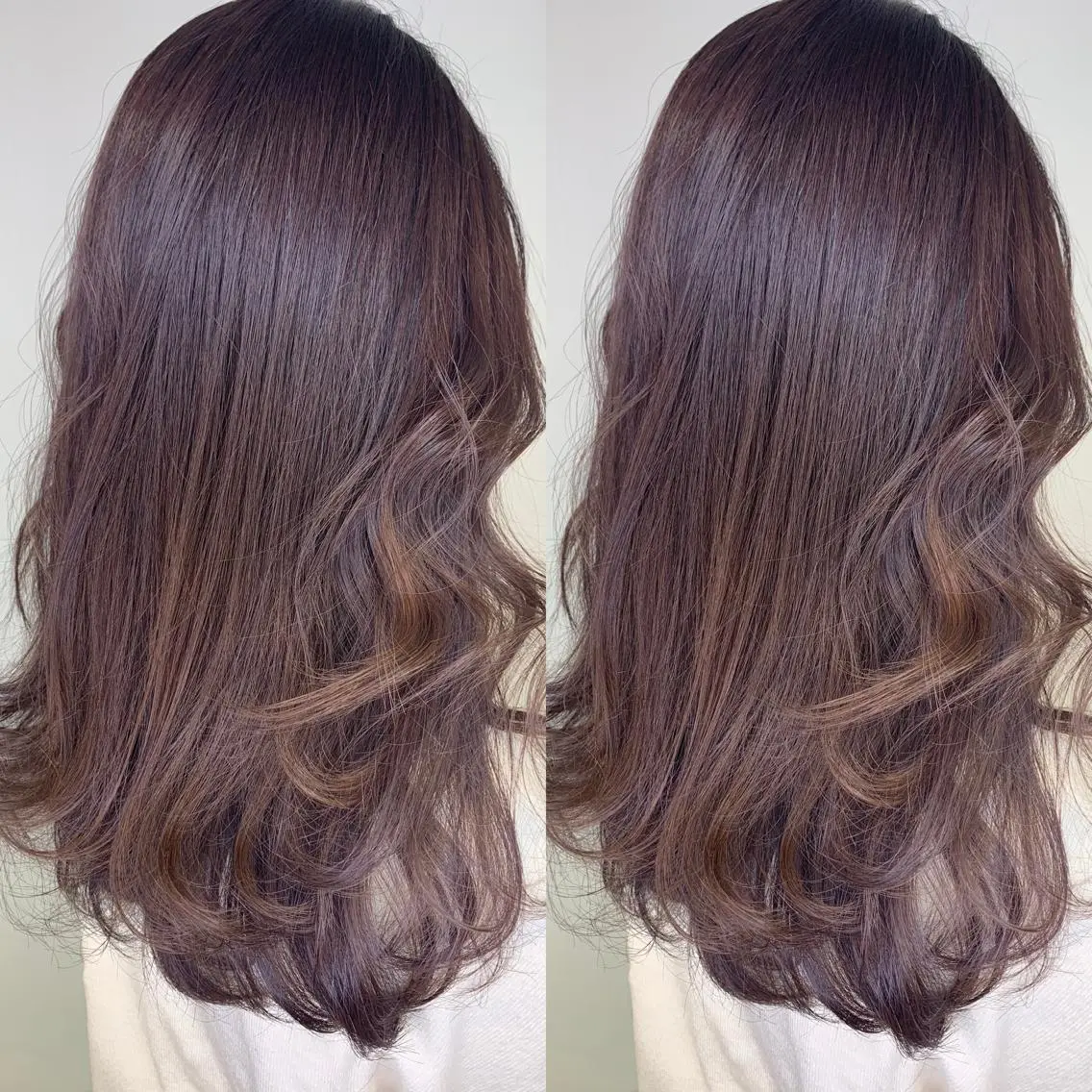 ロング ヘアカラー レイヤー/艶髪カラー 森本くるみのヘアスタイル