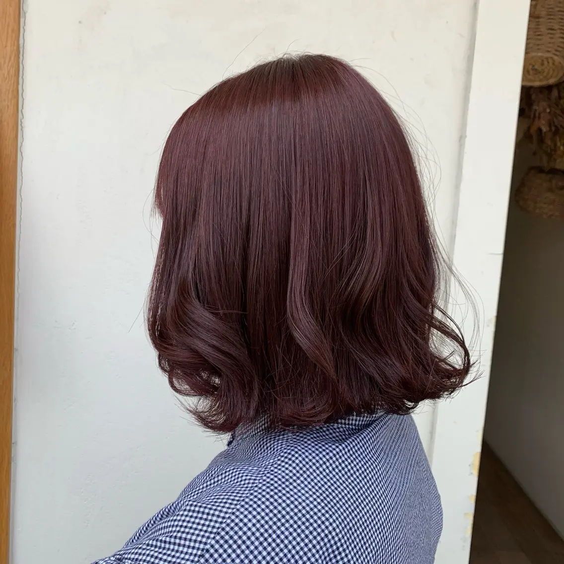 カラー ピンクカラー ヘアカラー 白川 惺佳のヘアスタイル