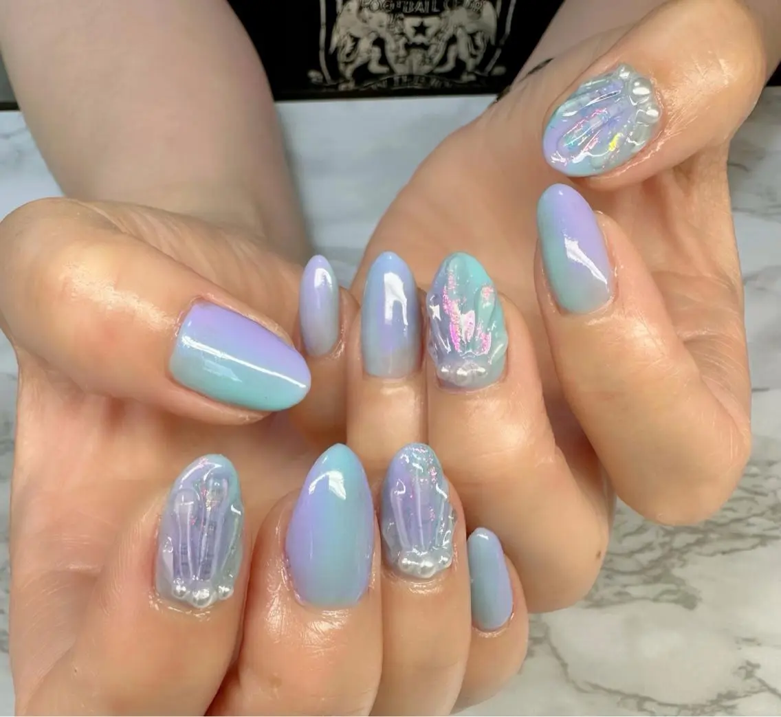 ネイル シンプルネイル 夏ネイル Mai’s nailのネイルデザイン