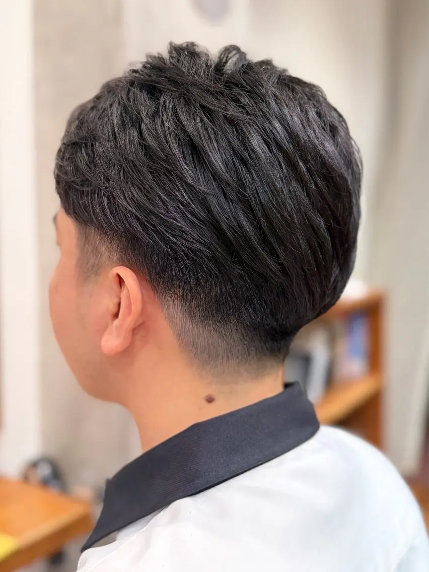ショート メンズ メンズショート ショートヘア メンズカット ビジネスヘア石原旭人のヘアスタイル