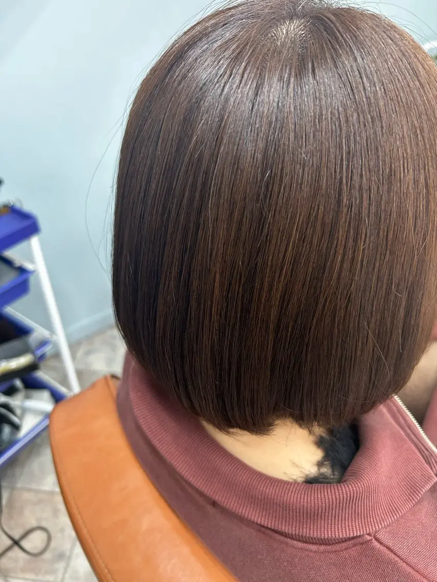 ショート カラー ベージュカラー オリーブベージュ 永木 楓のヘアスタイル