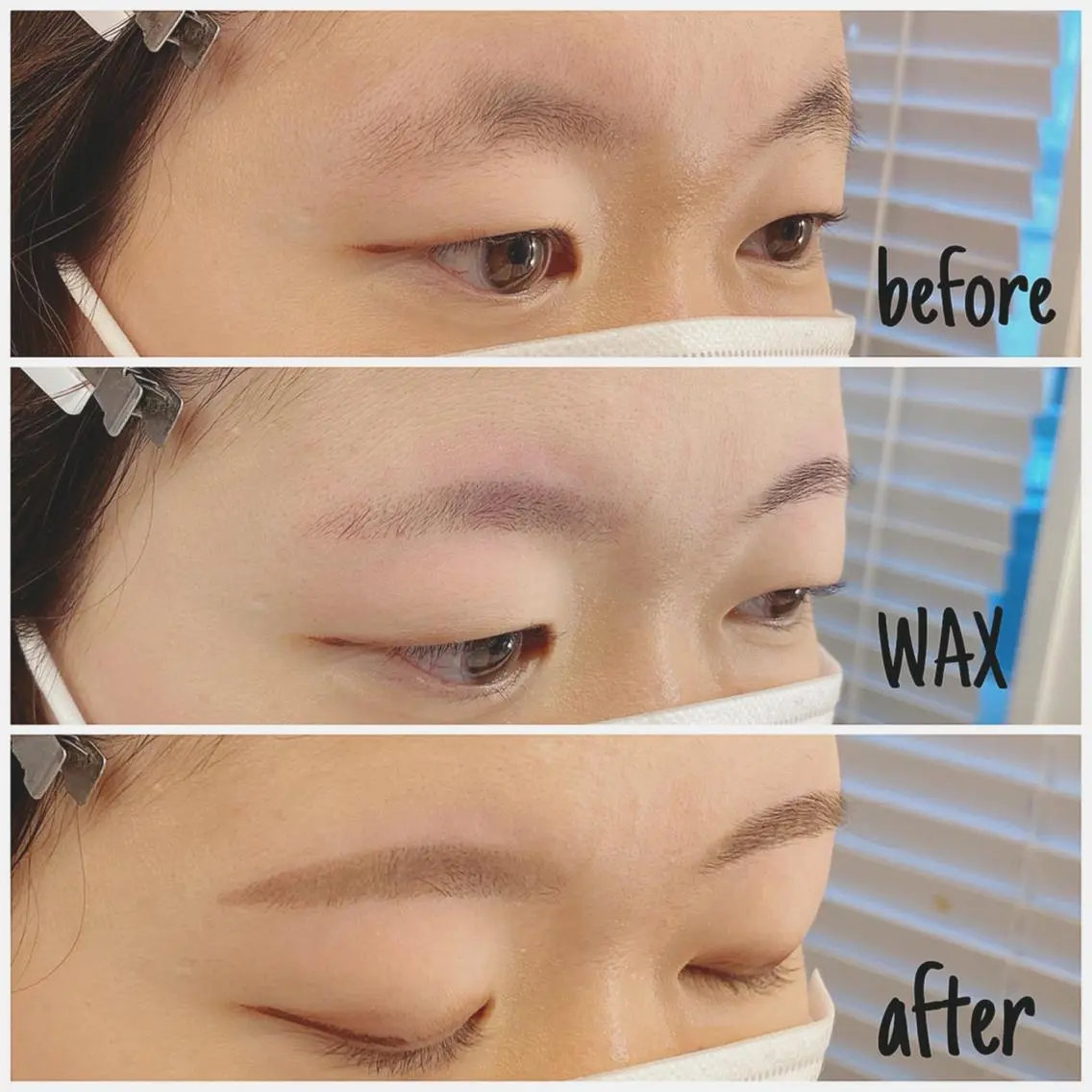 minimo限定価格❣️【美眉スタイリング(WAX脱毛)❤️】眉メイクもお伝えします😘綺麗な眉でマスク美人に💁♀️の写真