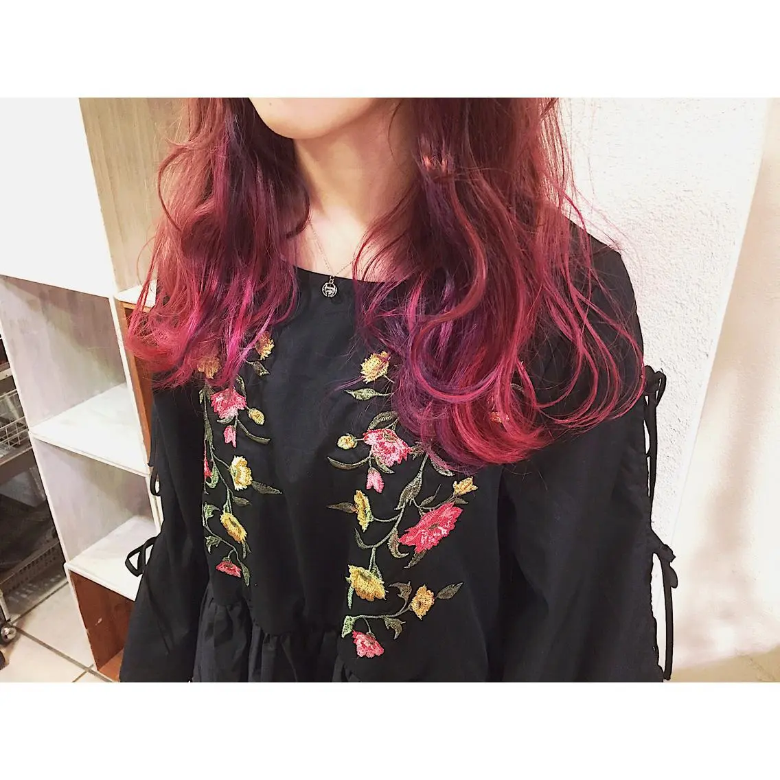 ロング カラー 心斎橋 美髪職人　近江のヘアスタイル