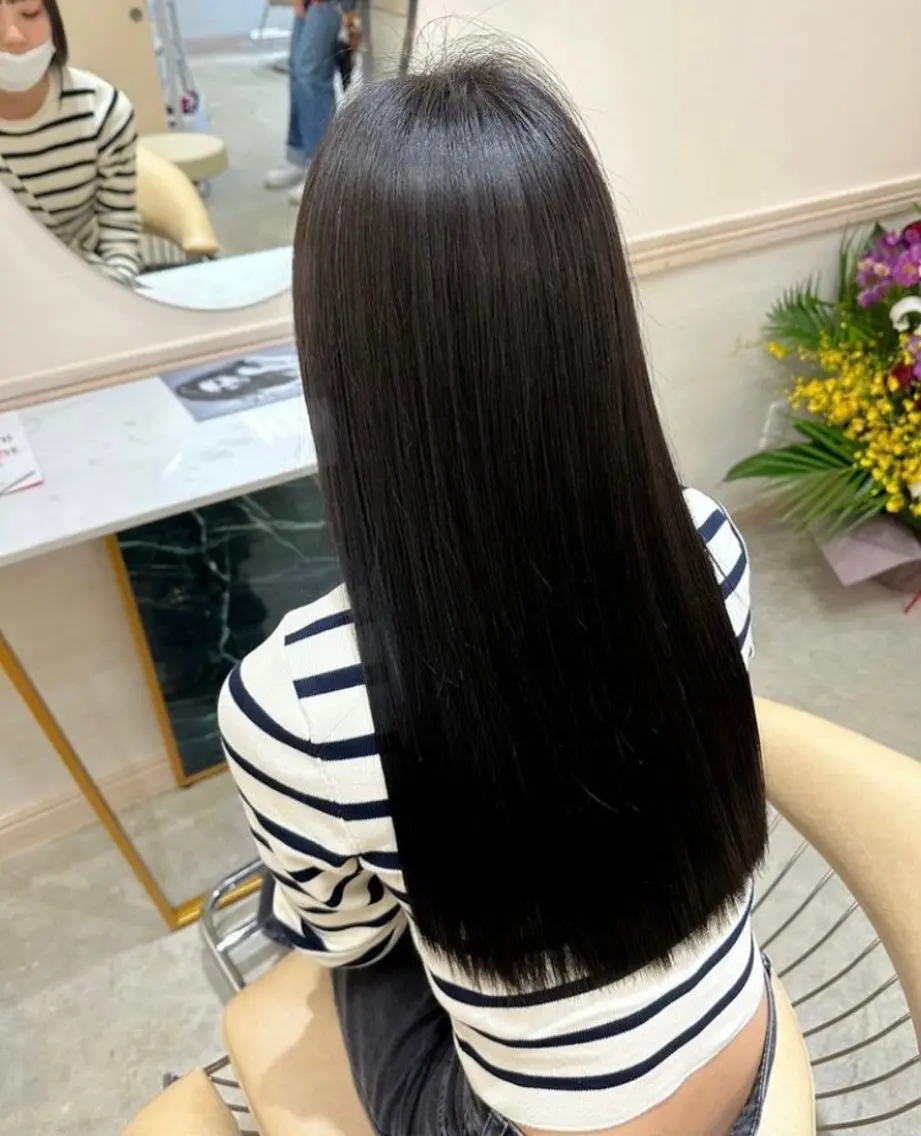 ロング ❤️縮毛矯正❤️ 髪質改善❤️平野実花のヘアスタイル