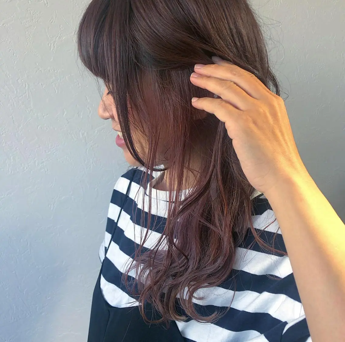 ロング ヘアカラー 遠藤 和美のヘアスタイル
