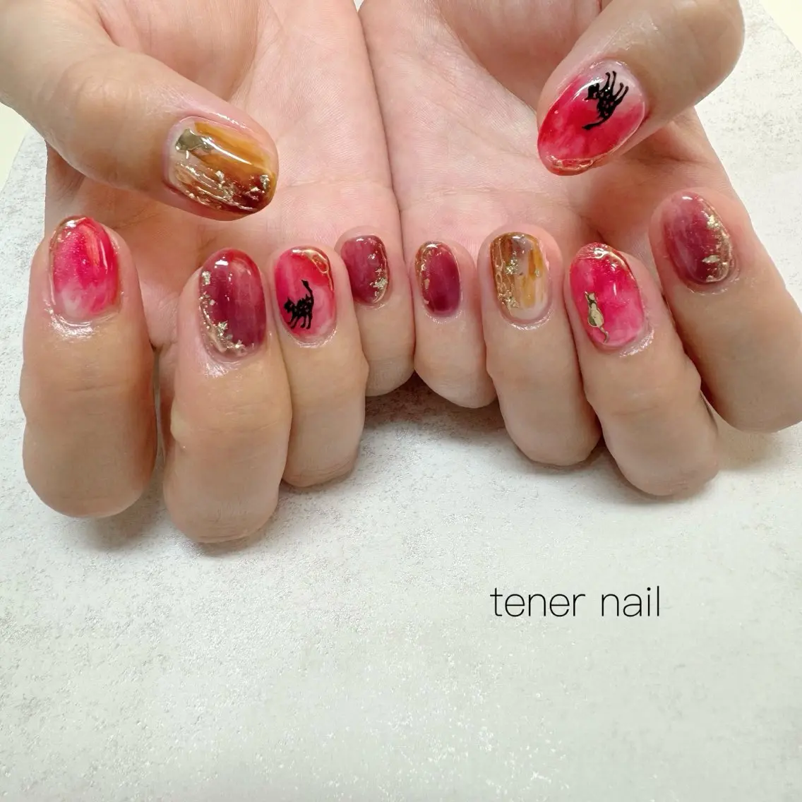 ネイル ニュアンスネイル ハンドネイル テネルネイル tener nailのネイルデザイン