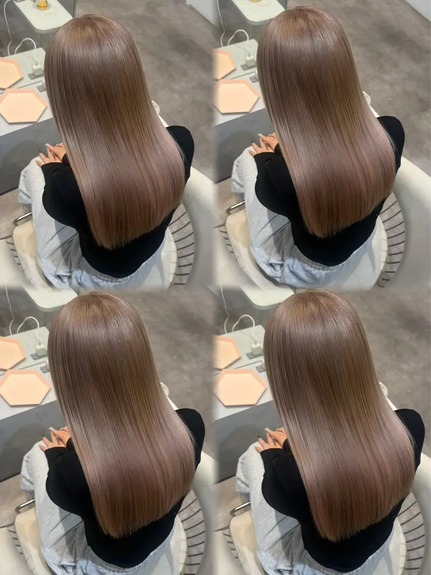 ロング カラー ベージュカラー ブリーチ ケアブリーチ 透明感カラー ピンクカラー カット ヘアカラー 💎透明感カラー特化 💎TAISEIのヘアスタイル