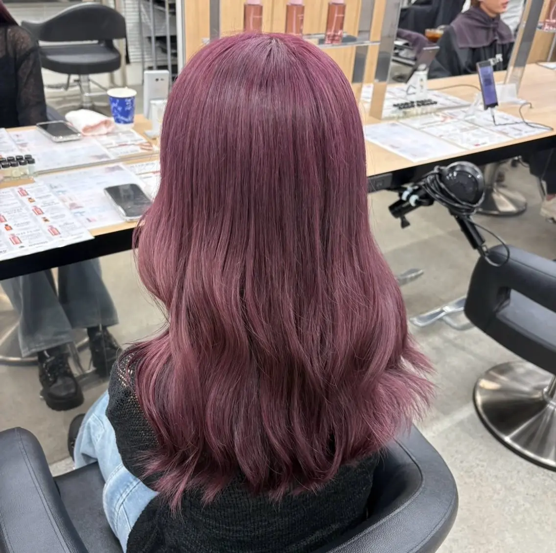 ロング ピンクラベンダー ヘアカラー miku/ラベンダー 透明感カラー🪻❤︎のヘアスタイル