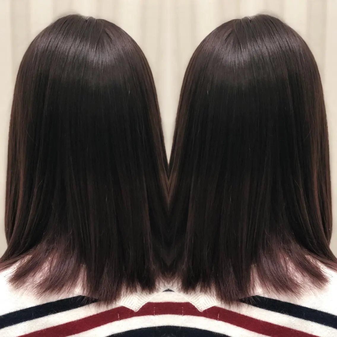 セミロング カラー カット ヘアカラー トリートメント ✨美髪矯正の専門家✨ 髪質改善　松村のヘアスタイル