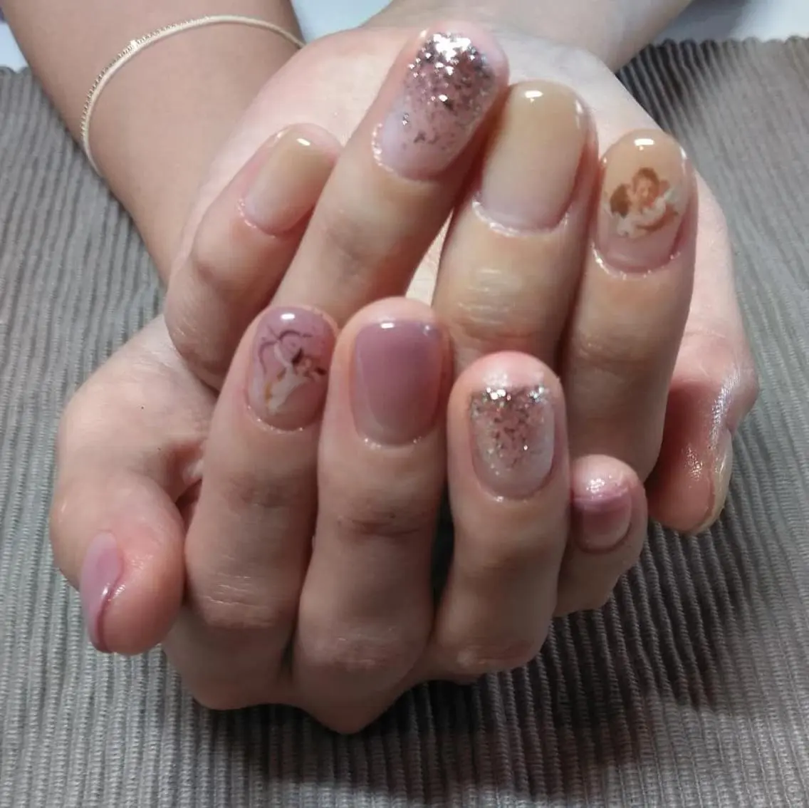 ネイル グラデーション ワンカラーネイル lylynail YUUKAのネイルデザイン