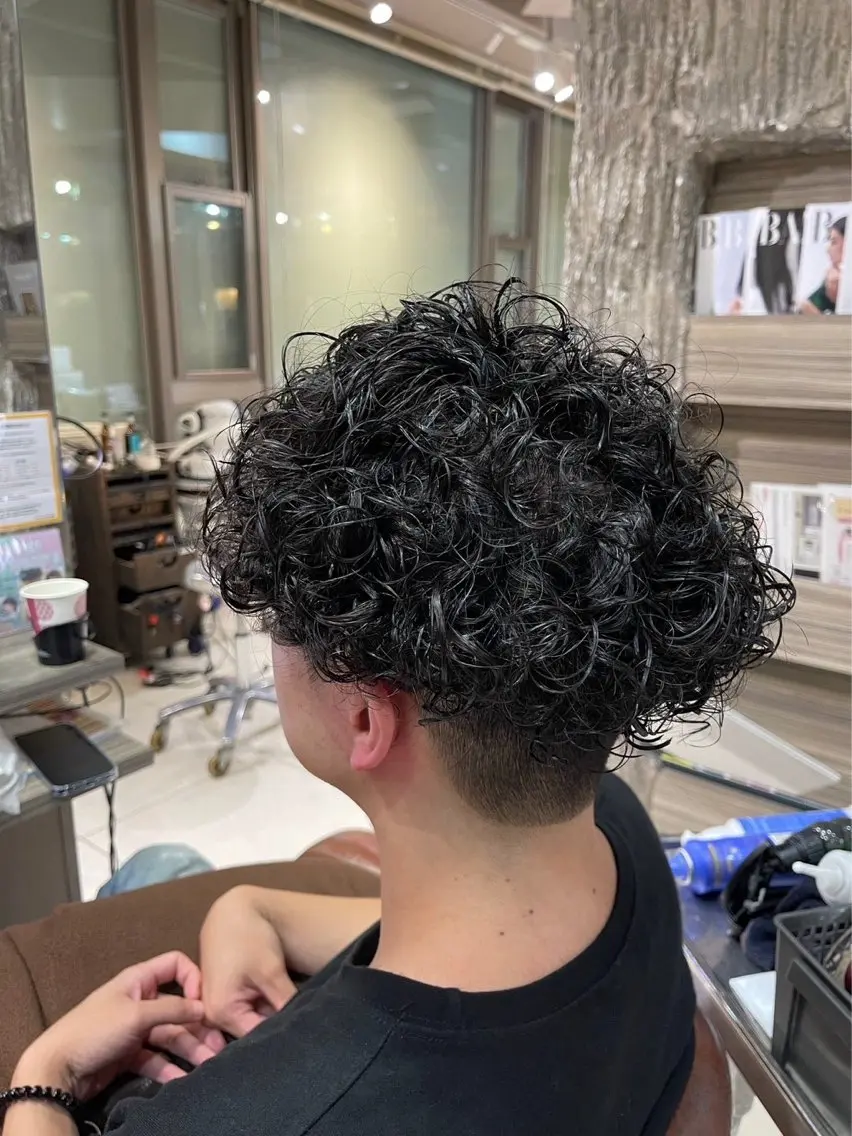 🐩強めのパーマはこちらから!🐩メンズカット+プードルパーマ🐩 再来¥11000の写真
