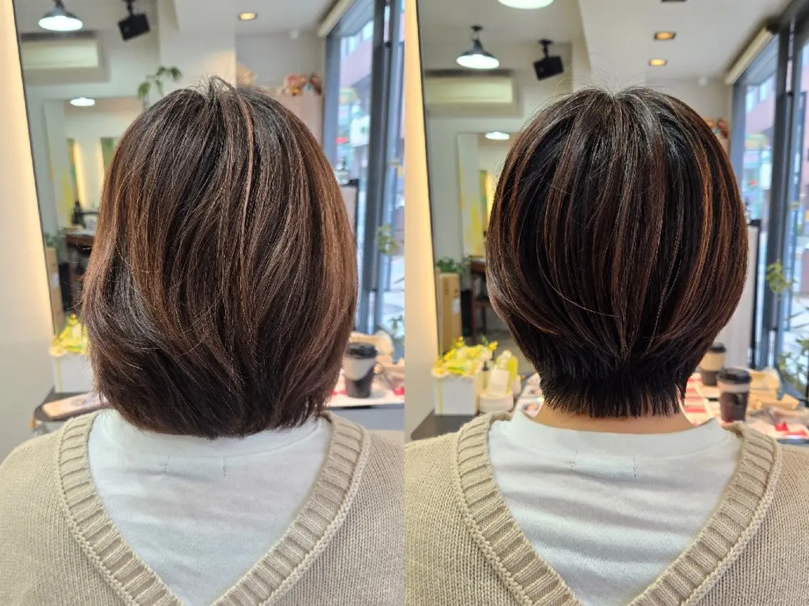 ショート ショートヘア カット 野村 果音(カノン)のヘアスタイル