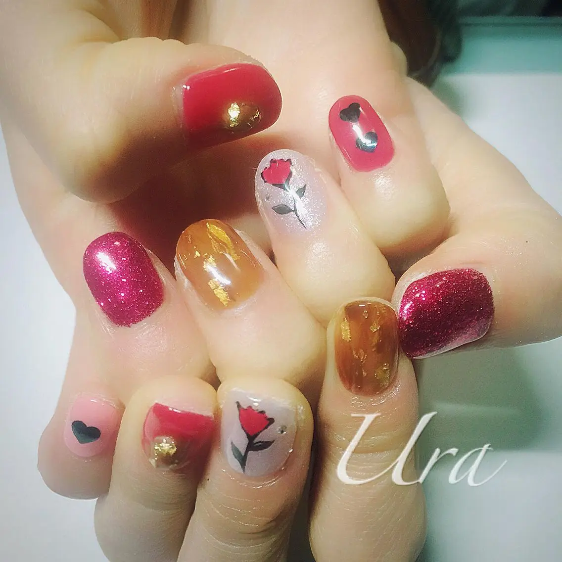 ネイル バレンタイン UrakoNail 《nail》のネイルデザイン