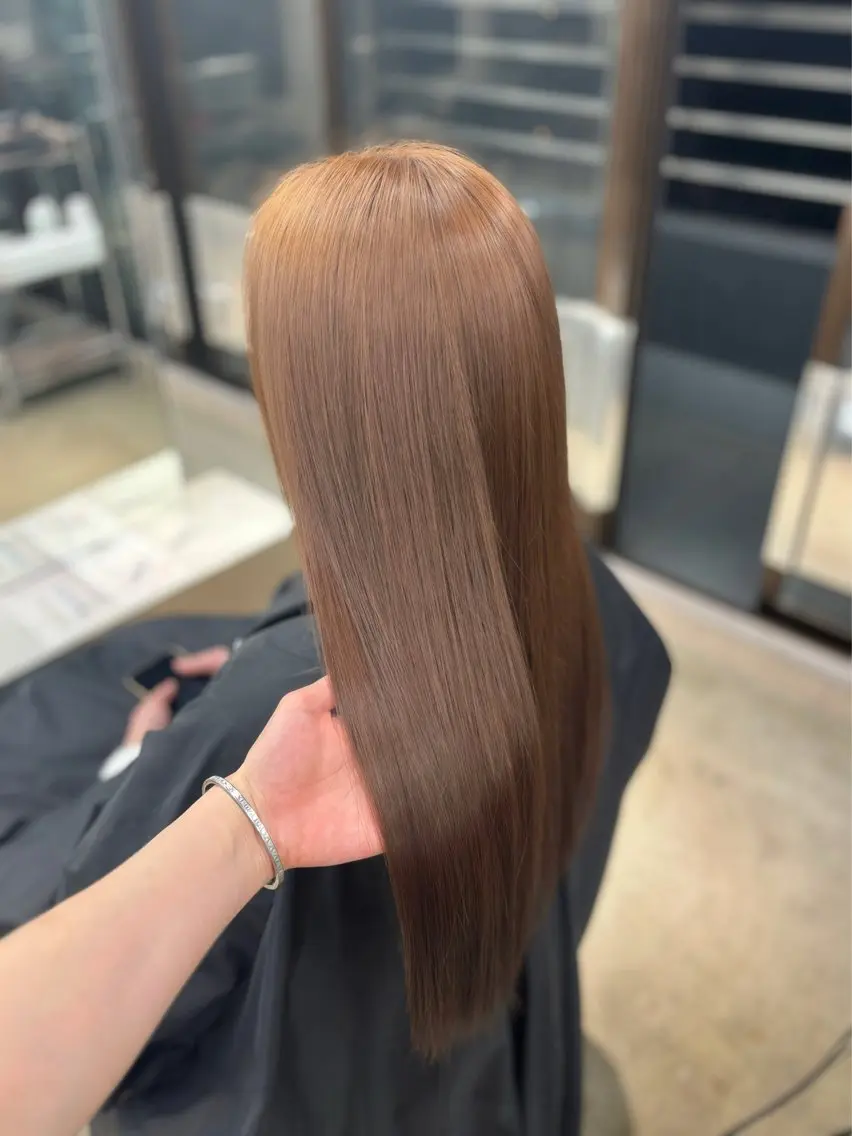 カラー ブリーチ ダブルカラー ブリーチなしカラー PELEsakae さえのヘアスタイル
