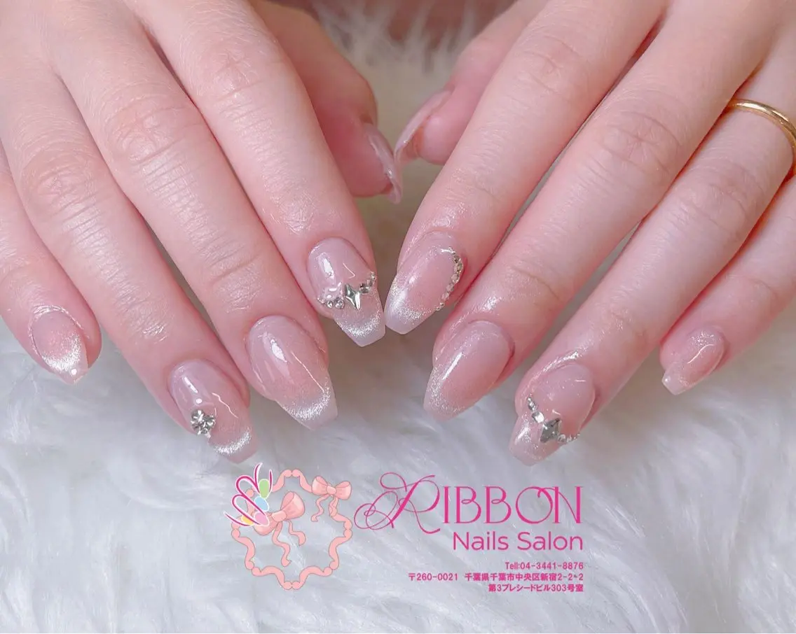 ネイル チークネイル フットネイル フレンチネイル グラデーション 韓国ネイル YUKI NAILのネイルデザイン