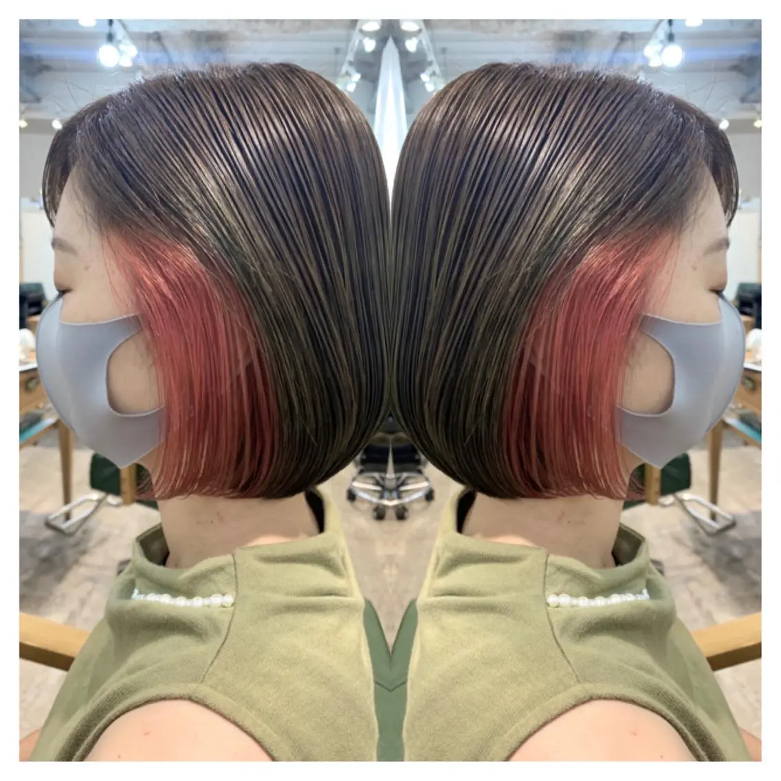 ショート カラー カット ヘアカラー トリートメント 村山 茉衣のヘアスタイル
