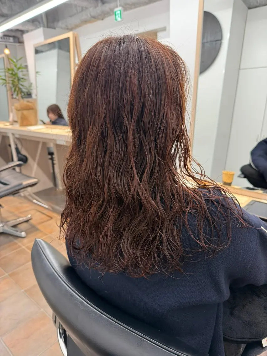 似合せカット＋デジタルパーマ＋ケアトリートメントの写真