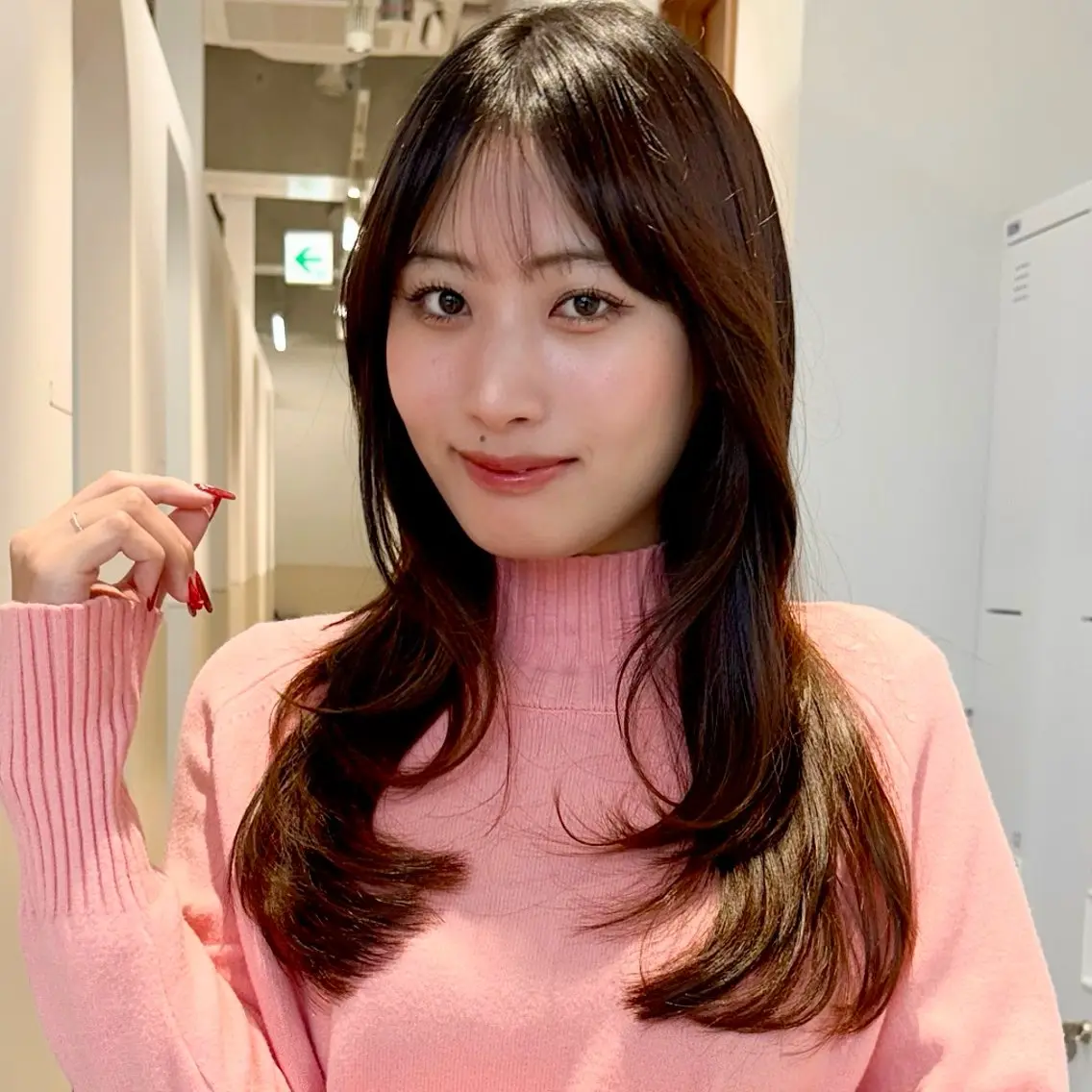 ロング レイヤーカット トリートメント カット トリートメント ツヤ髪♡ 佐取歩のヘアスタイル