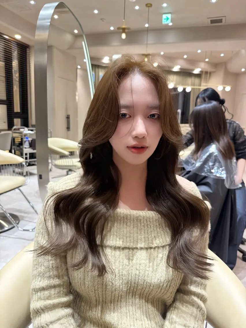セミロング カット ヘアカラー トリートメント 韓国ヘア/館林美容室 /髪質改善/涼のヘアスタイル