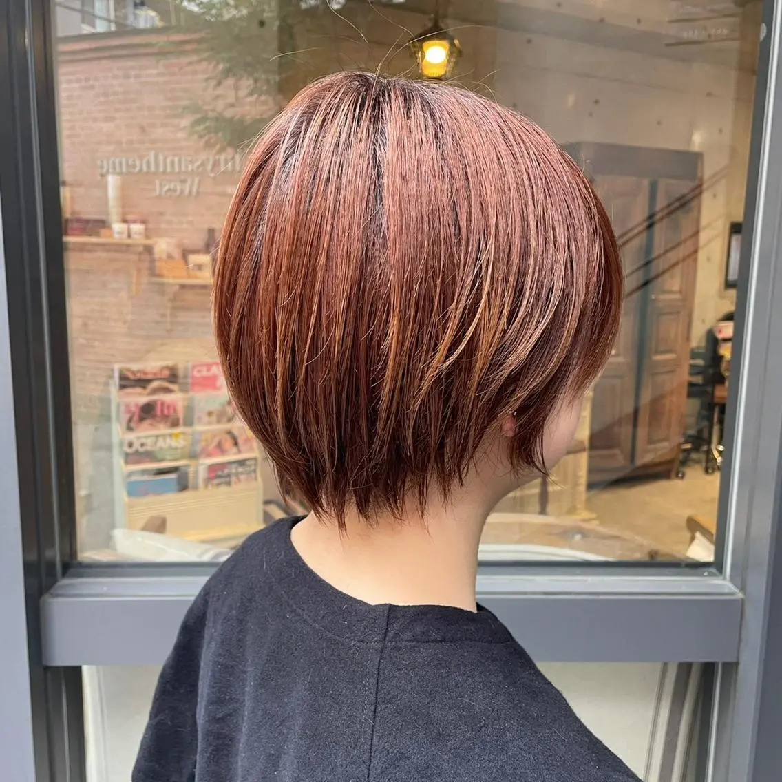 ショート カット ヘアカラー トリートメント マネージャー八尾 裕一郎のヘアスタイル