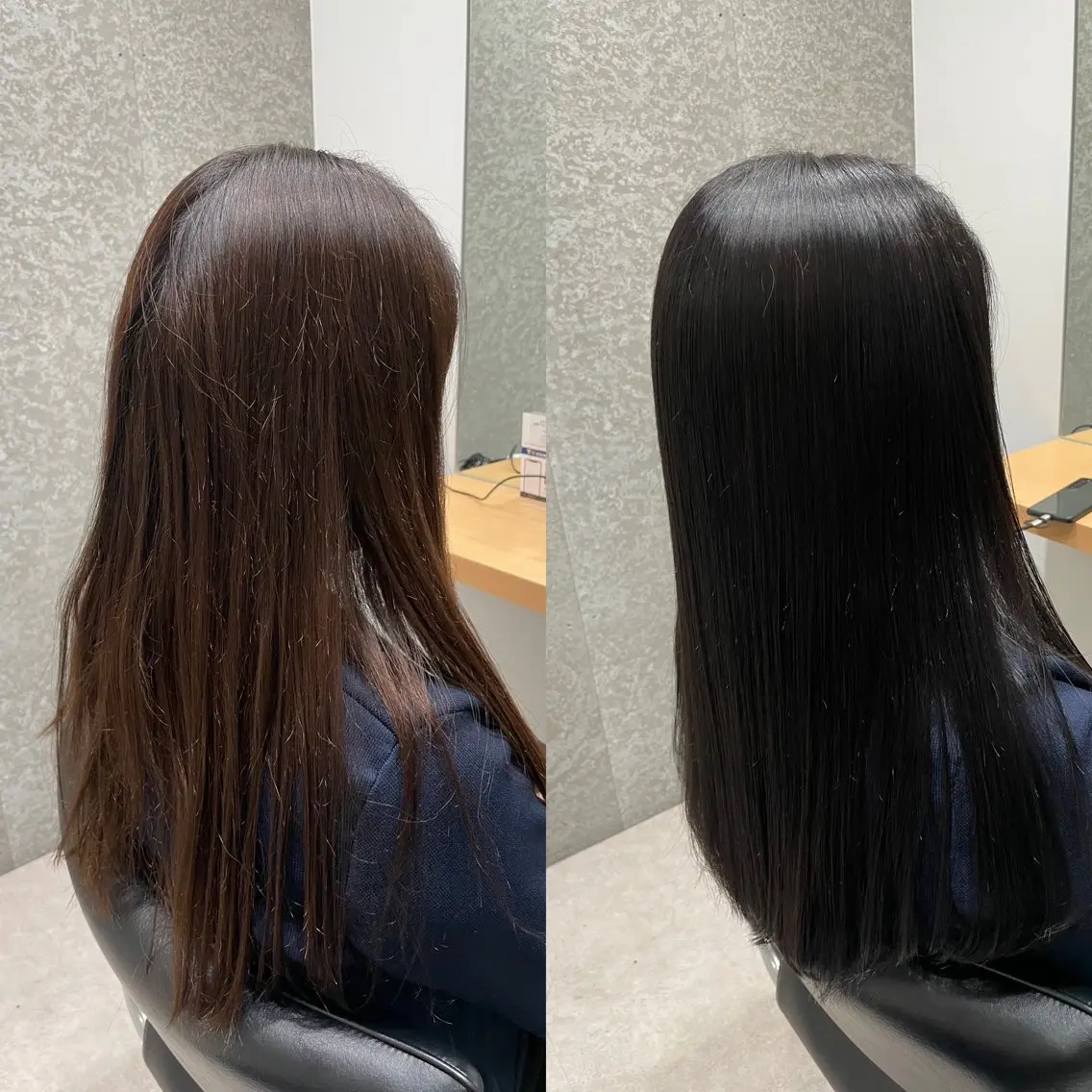 セミロング カラー 透明感カラー トリートメント 髪質改善ヘアケア 艶髪特化/上田のヘアスタイル