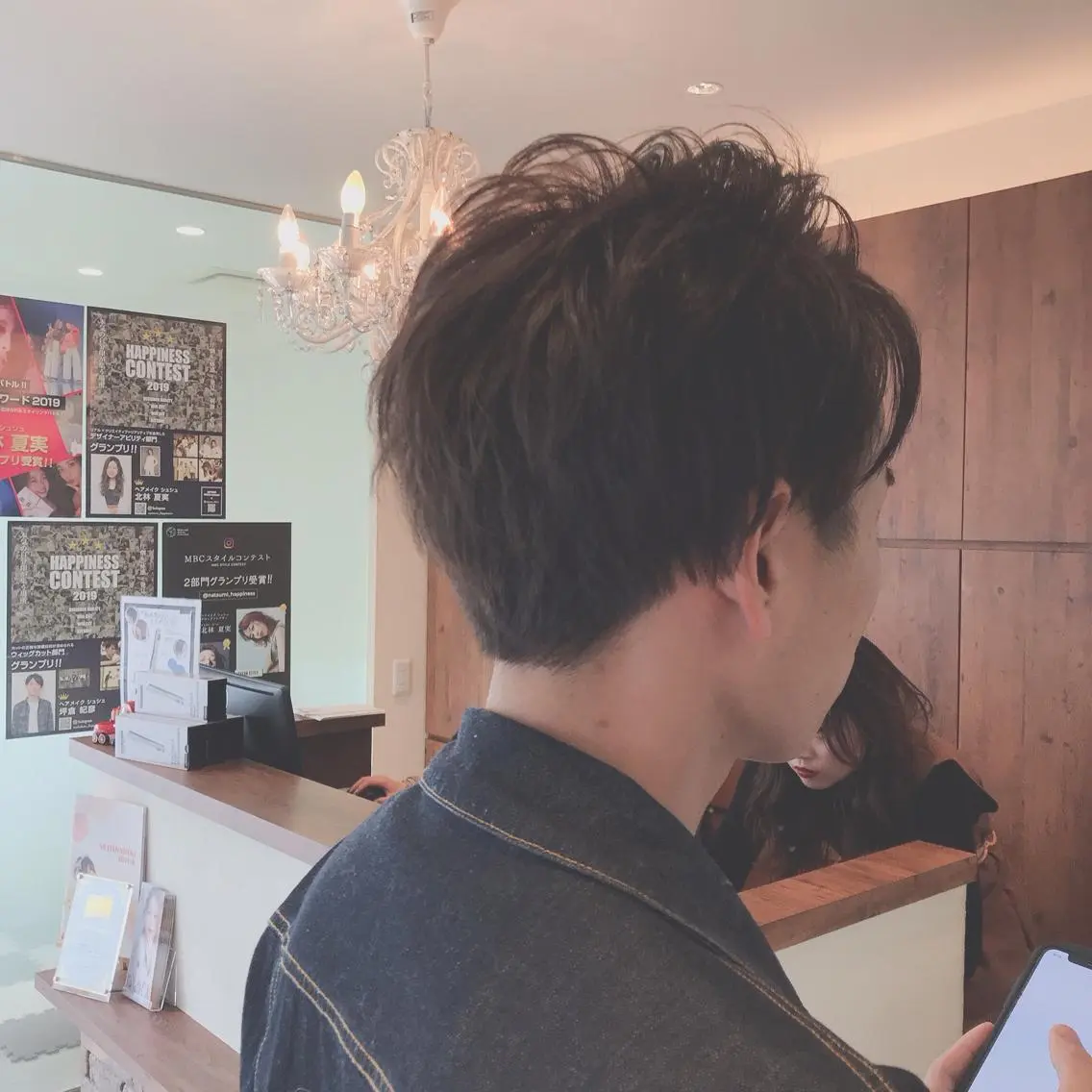 メンズ 進 詩織のヘアスタイル