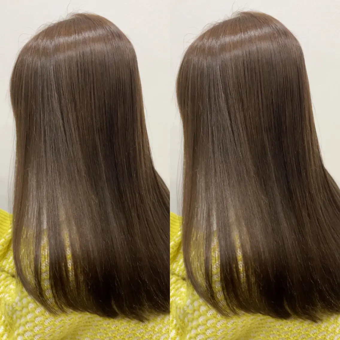 セミロング カラー ベージュカラー 透明感カラー オリーブベージュ カット ヘアカラー トリートメント 髙木美緒🌿 レイヤー/アレンジのヘアスタイル