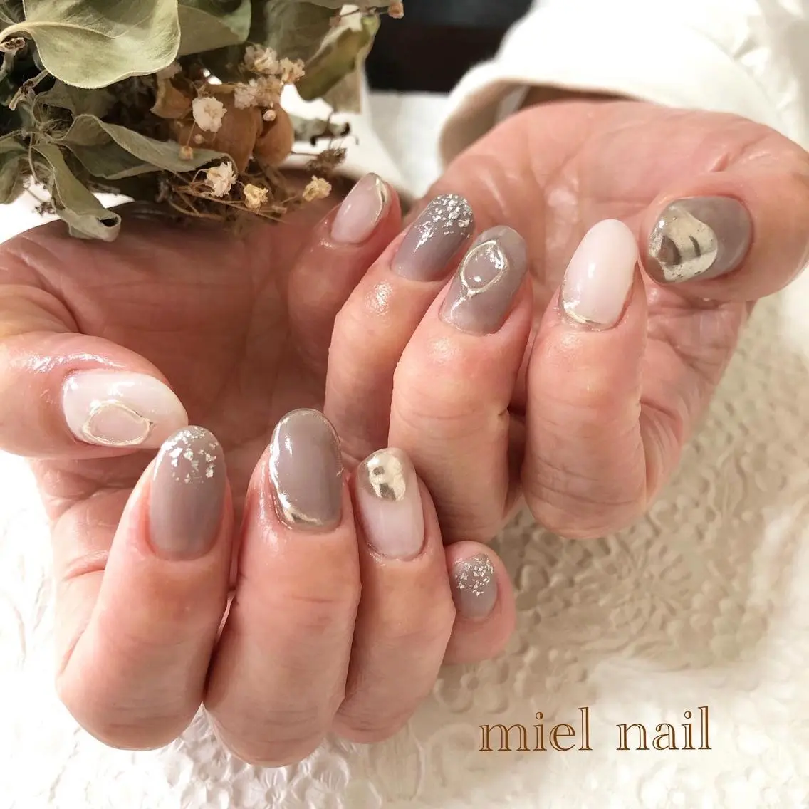 ネイル ハンドネイル miel nailのネイルデザイン