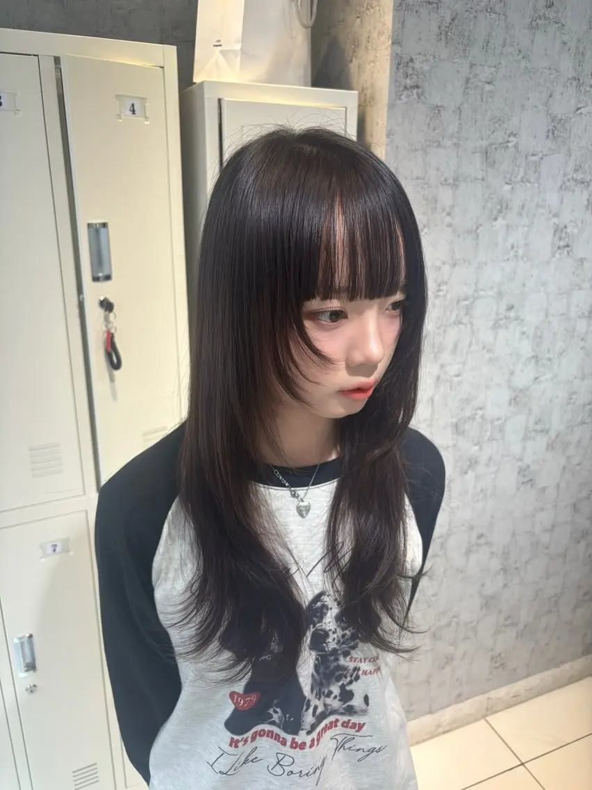 ロング カット 透明感ダブルカラー/ レイヤー💕miyuのヘアスタイル