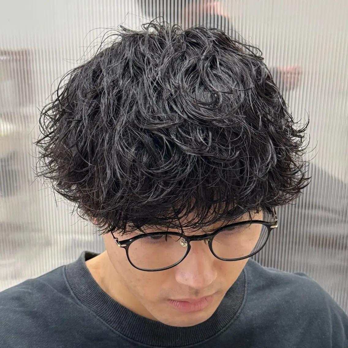 【1日3名本日限定✨】波巻きパーマ🌊&カット&ケアトリートメント メンズの写真