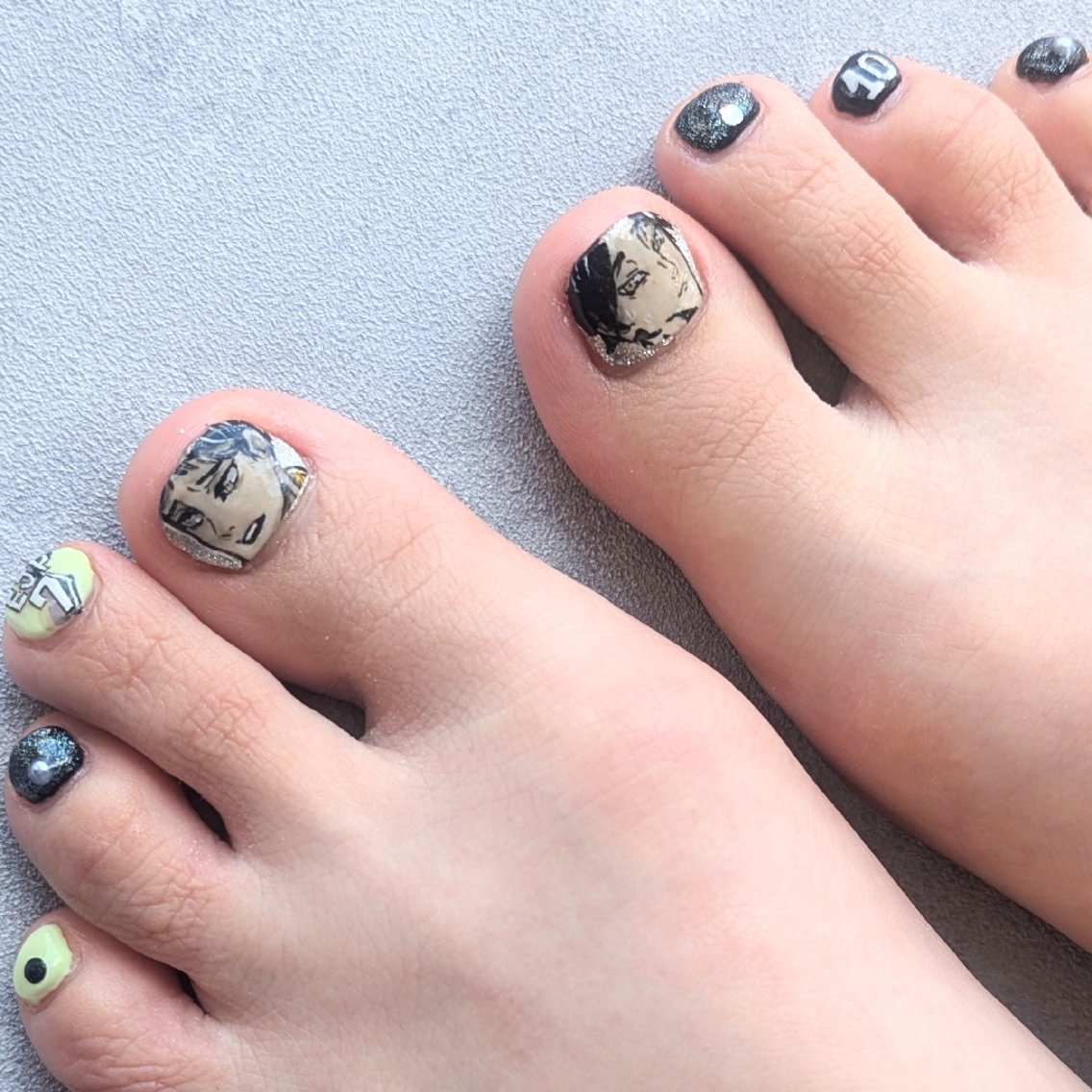 ネイル フットネイル 推しネイル | 　aycnailのネイルデザイン