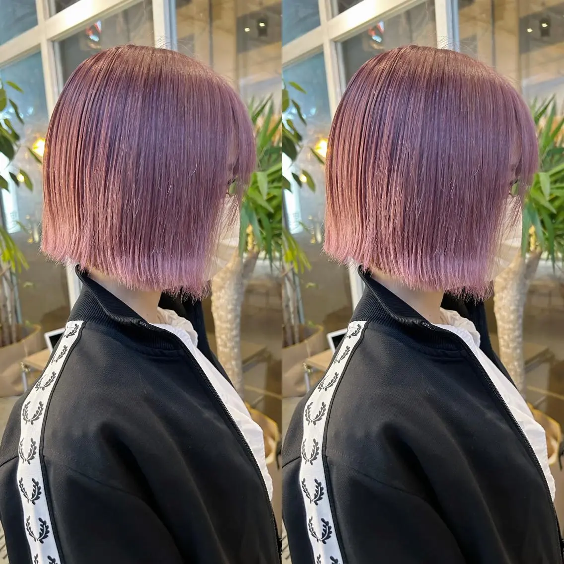 ミディアム カラー カット ヘアカラー トリートメント yoriダブルカラー 代表すがわらのヘアスタイル