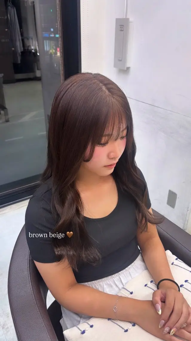 ロング WiLL 梶岡日菜のヘアスタイル