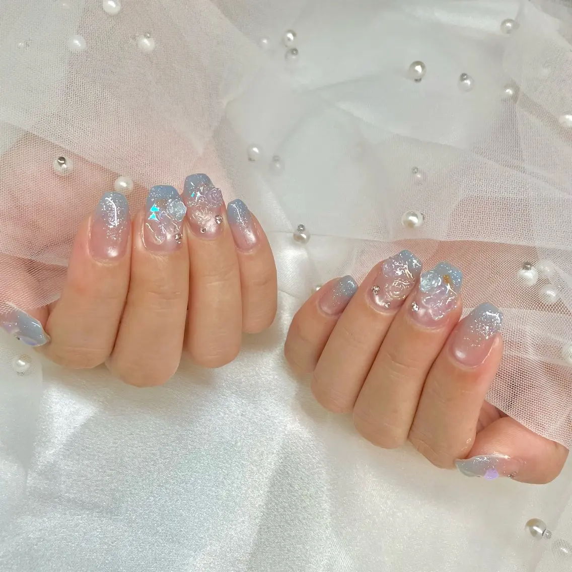 ネイル ハンドネイル Ayaka 🧸☀️ 銀座/韓国ワンホンのネイルデザイン